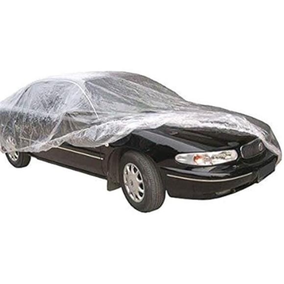 West Lake Universal Clear Disposable Car Cover for SUV, Sedan, Sport Cars - Picture 4 of 8